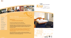 Desktop Screenshot of hotel-kolb-illertissen.de