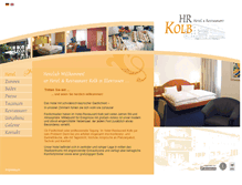 Tablet Screenshot of hotel-kolb-illertissen.de